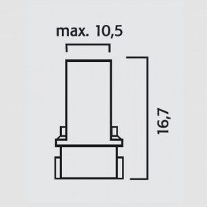 Колодка с проводами, для ламп W1,2W, W2W, W2,3W, W3W, W1W, T5, T6,5. цоколь W2x4,6d